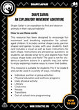Shape Safari Movement Cards