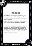 Shape Safari Movement Cards