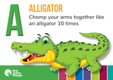 Animal Alphabet Activity Cards