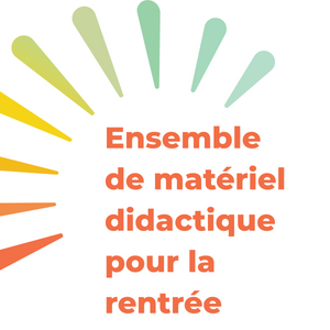 Ensemble de matériel didactique pour la rentrée