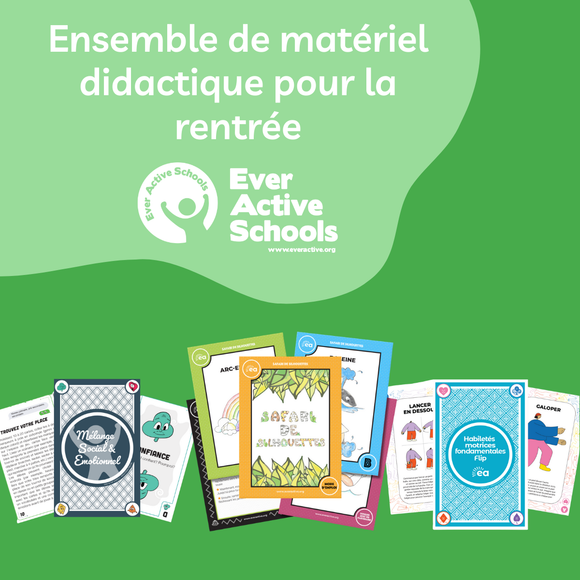 Ensemble de matériel didactique pour la rentrée