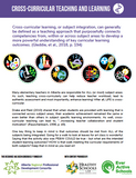 Cross-Curricular Teaching and Learning