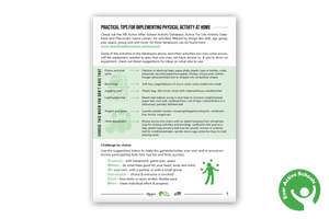 Practical Tips to Implement Physical Activity